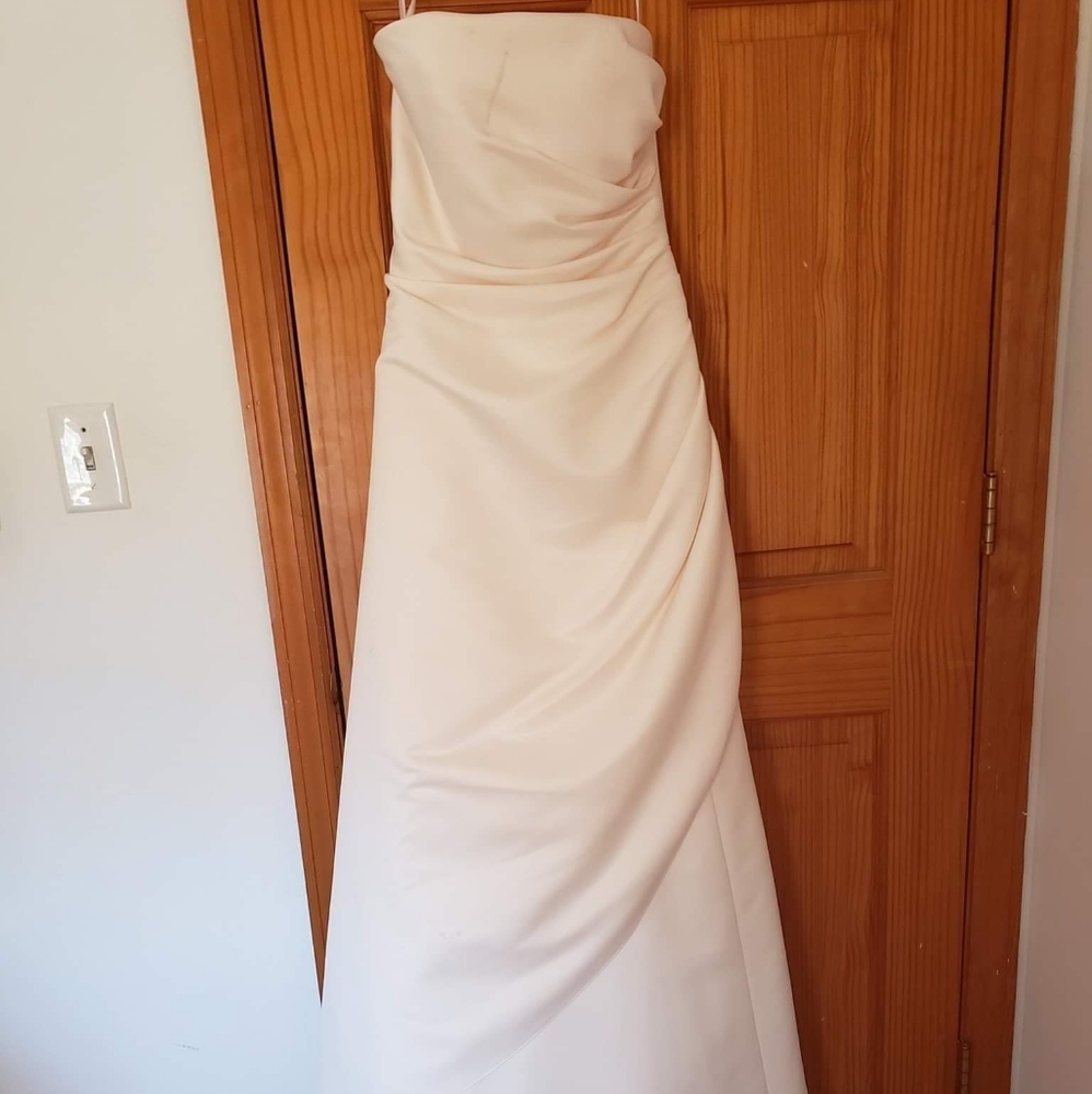 Simple elegant wedding dress or prom dress